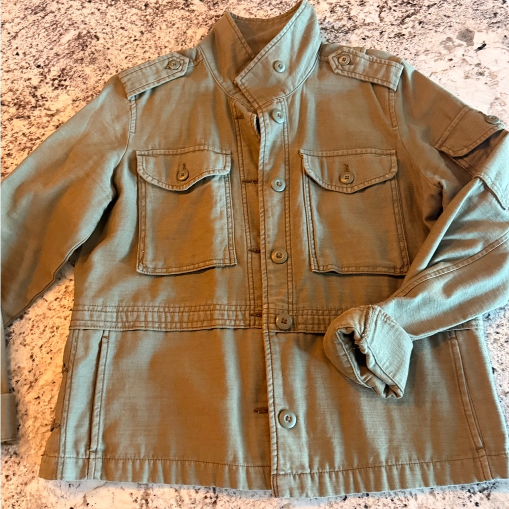American Eagle Outfitters Khaki Utility Jacket